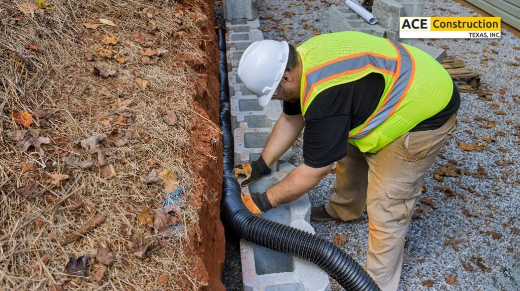 Facilitating Proper Drainage